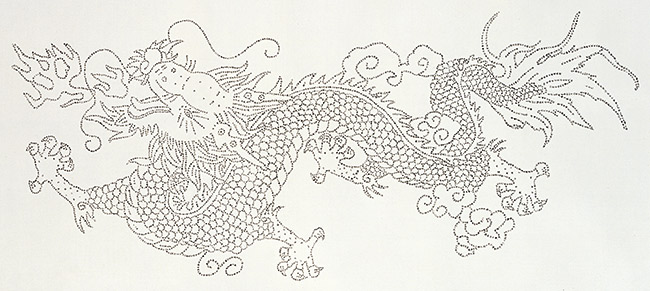 細字飛龍呈祥
