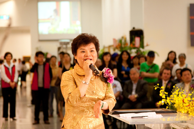 2011年墨念細說詹秀蓉書法展開幕致詞實況
