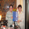 2010年詹秀蓉老師與詹惟中命理大師合影